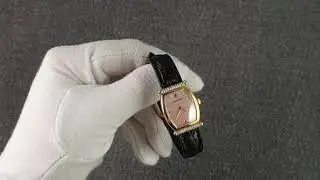 Bespoke watch strap of alligator leather for Audemars Piguet Carnegie watch.