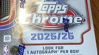 HOT BOX! Rip Open the 2025-26 Topps Chrome Basketball Hobby Box with me!