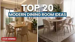 Top 20 Modern Dining Room Design Ideas for 2026