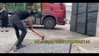 our factory  produce Fiber Block Pallets support concrete brick line .