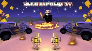 BLOCKAPOLYPSE Zombie Shooter: Phantom Caught biggest Bone Crusher and performed a fire trap