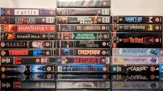 Stephen King VHS Tape Collection 📼📺🎬📼👻🎃