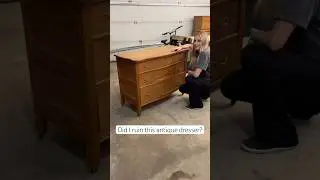 Furniture Makeover TUTORIAL: Antique Chest of Drawers 🩵