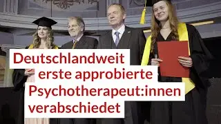 MHB - Deutschlandweit erste approbierte Psychotherapeut:innen verabschiedet