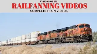 Railfanning Compilation BNSF Stack Trains, Z Trains & UP Manifest