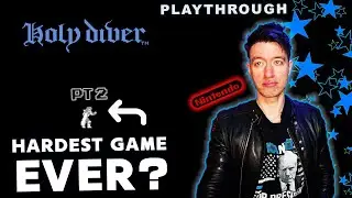 Let's Play HOLY DIVER (NES, 1989) ☠️ AKA 