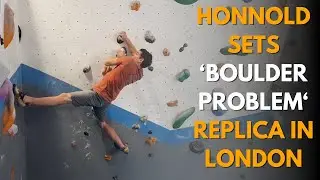 Alex Honnold sets 'The Boulder Problem' in London with Louis Parkinson