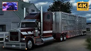 Freightliner Classic XL w/ DD60 12.7L | Yakima - Grangeville | ATS Gameplay 4K + wheel cam