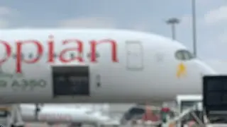 The biggest plane in Ethiopian airlines -Airbus 350 aircraft #ethiopianairline #flyethiopian