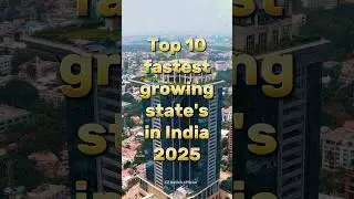 Top 10 fastest growing State's in India 2025 #top10 #fastestgrowing #growing #telangana #karnataka