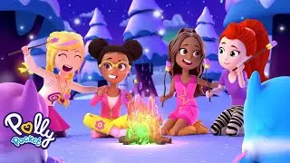 Polly Pocket: Camping Out In the Winter 🏕️☃️ | Kids Movies