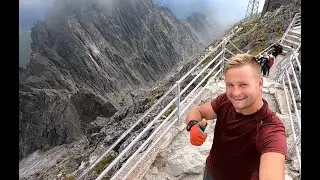 Łomnicki Szczyt - wejście na Łomnicę z Łomnickiej Przełęczy, Słowacja, Tatry Wysokie