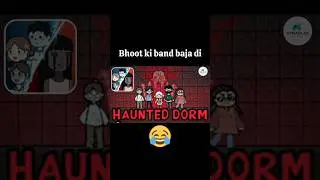 defeated the ghost in' haunted dorm'.#scary #gaming #haunted #haunteddorm #game #horror #funny
