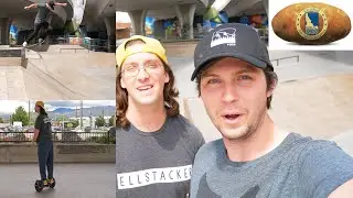 SKATING in BOISE with EllStacker! 4k!