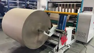 Double Shaft Auto Paper Slitting Rewinding Machine|High Precision Slitting#papermachine #slitter