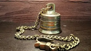Brass bell for temple decor Antique. weight 380  grm size 3 inchi #brassbell #templedecor #temples