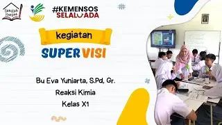 Kegiatan Supervisi Bu Eva Yuniarta, S.Pd, Gr. Guru Kimia SRT 2 Banyuwangi
