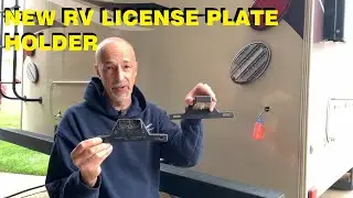 RV License Plate Holder Replacement