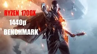 Ryzen 1700X + GTX 1080 - Battlefield 1 Benchmark 1440p