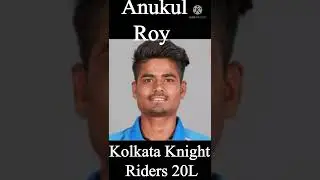Anukul Roy Kolkata Knight Riders
