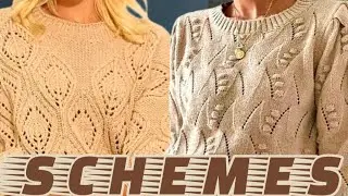Супер! Схемы вязания на классные свитера. Super! Knitting patterns for cool sweaters.