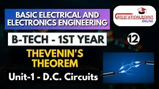 Thevenin's theorem | Basic electrical engineering B.Tech 1st Year