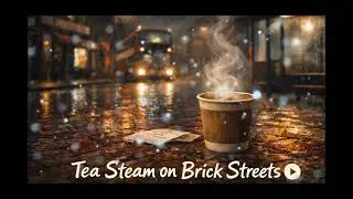 Tea Steam on Brick Streets ☕ | Lo-Fi UK Hip Hop Beats | Rainy Night Chill Vibes