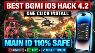 BGMI 4.2 iOS Hack Latest 2026 | Safe For Main IF |DIRECT INSTALL SKIN HACK BGMI WINIOS iOS 4.2 ZERO