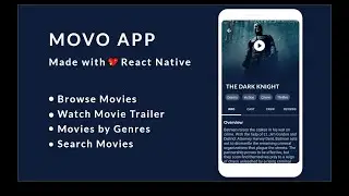 MOVO - Movie app made with 💖 React Native