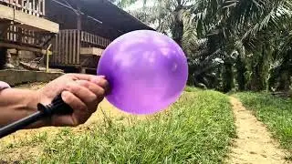 TRANSPARENT BALLOONS FILLED WITH COLORFUL BALLOONS 😱 When I Blow Them Up… They Pop! 🎈✨