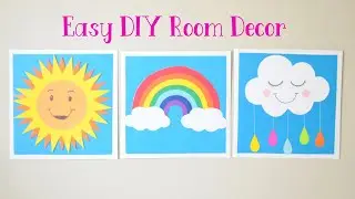 DIY Room Decor Easy Wall Hanging || Wall Decoration Ideas For Bedroom || Nursery Room Decor DIY