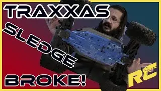 Traxxas Sledge First Bash and Break..