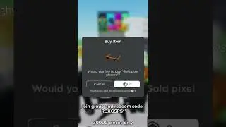 [LIMITED  ITEM] How to get Gold pixel glasses [ROBLOX]