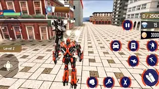 Police Truck Robot Game &ndash; Dino Transformation Robot Car Jet Games |Car Jet Games - Android Gameplays