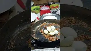Egg Lababdar new Egg Iteam #India Street food #Samir Radhanpuri #Subscribe my channel