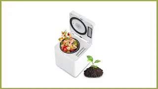 Electric Composter for Kitchen, 3L Compost Bin, Odorless/Auto-Cleaning/LED Display, Countertop