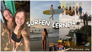 SURFEN LERNEN - eine Woche im Surfcamp in Sri Lanka VLOG 🌺🏄🏼&zwj;♀️🌴 *new hobby unlocked*