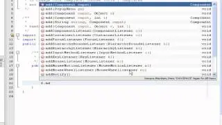 jpanel inside jframe