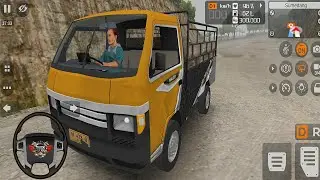Midnight Rain in Java 🌧️ | Truck Simulator Indonesia | Relaxing ASMR Drive
