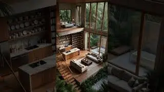 Rainy Day in My Jungle Cozy House . How would you style your dream interior? #Cozy#Modern#Dreamhouse