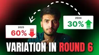 🎯 REAP 2025 Round 6 vs 2024: Kitna Badla Merit? Full Variation Analysis!