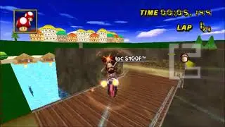 [MKWii TAS] Cliff Village Lap1 - 00:19.394 [improvable by far]