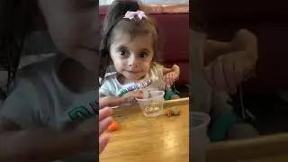 Toddler negotiates her Cheerio Snacks With Mom! 😂😂
