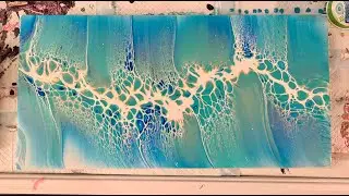Beautiful Blues Ocean Swipe (Fluid Art) (Please Subscribe!)