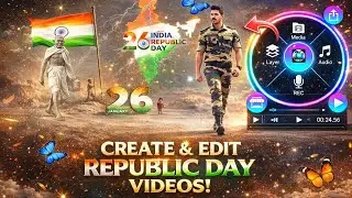 26 January video editing kinemaster || Republic Day video editing kinemaster || 26 January  status