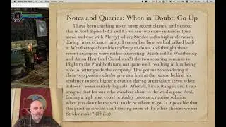 Exploring the Lord of the Rings - Episode 89: In the Hands of Glorfindel