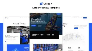 Cargo X - Logistics Webflow Template | BRIX Templates