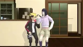 {MMD Naruto} Hinata and Boruto  Rockabye