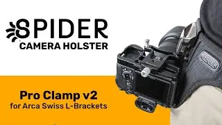 Spider Camera Holster - Pro Clamp v2 - For cameras with Arca Swiss L-Brackets