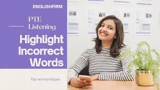 Выделение неправильных слов | Аудирование PTE | Обучение Englishfirm